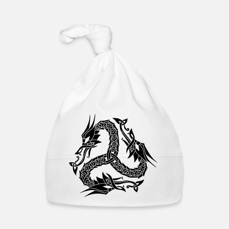 Hydre noire celte Bonnet bio Bébé