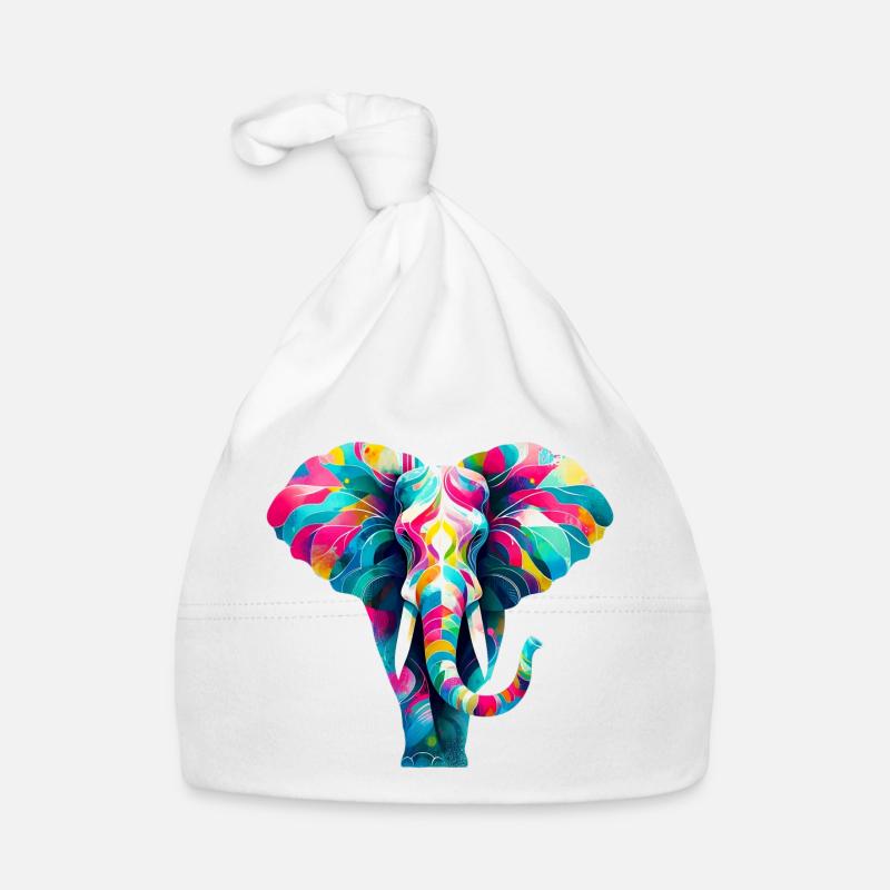 Elefant Baby Bio-Mütze