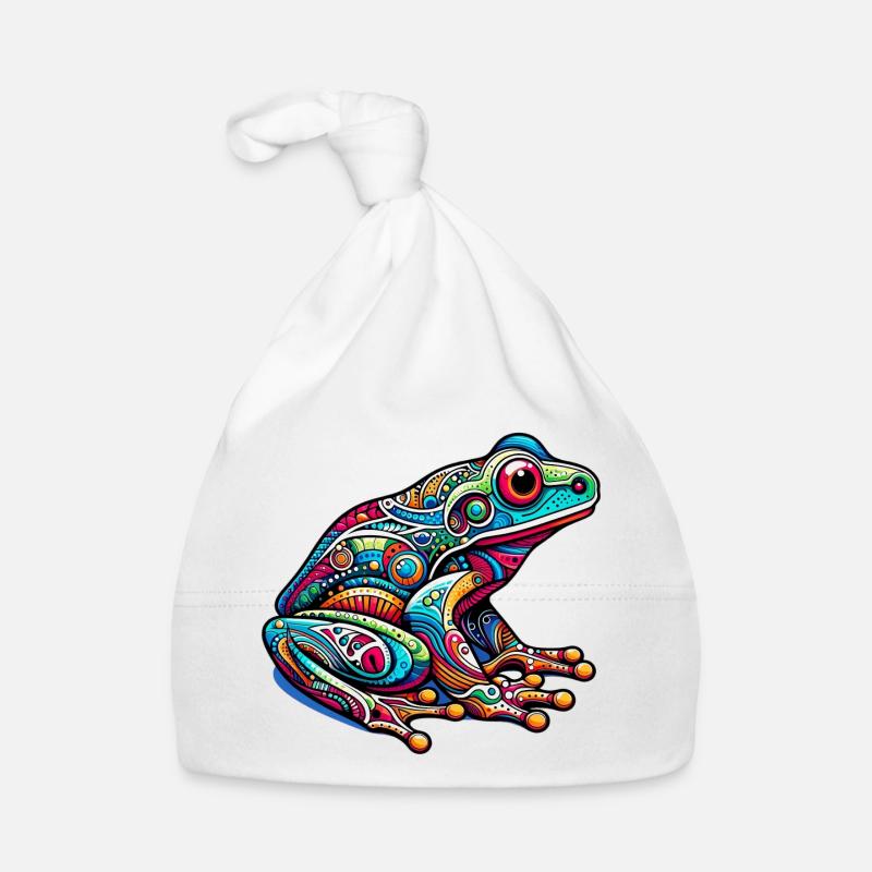 Frosch Baby Bio-Mütze