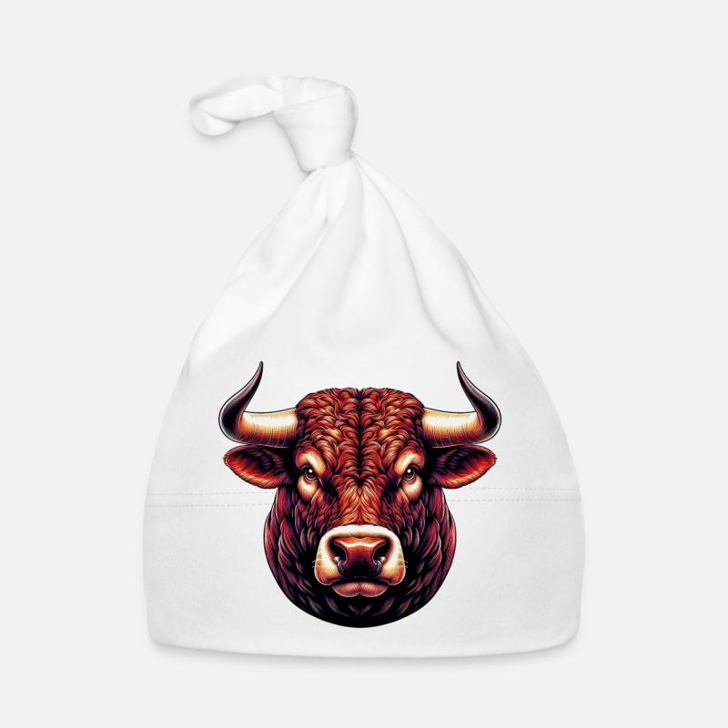 Stier Baby Bio-Mütze