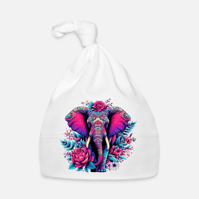 Elefant Baby Bio-Mütze
