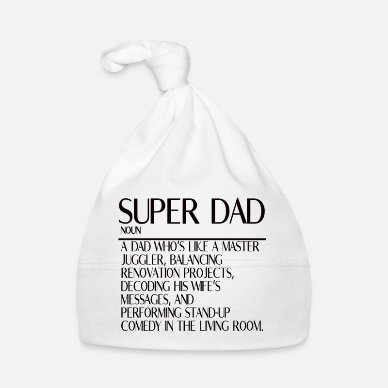 Super Papa – Multitasking ohne Pause Baby Bio-Mütze