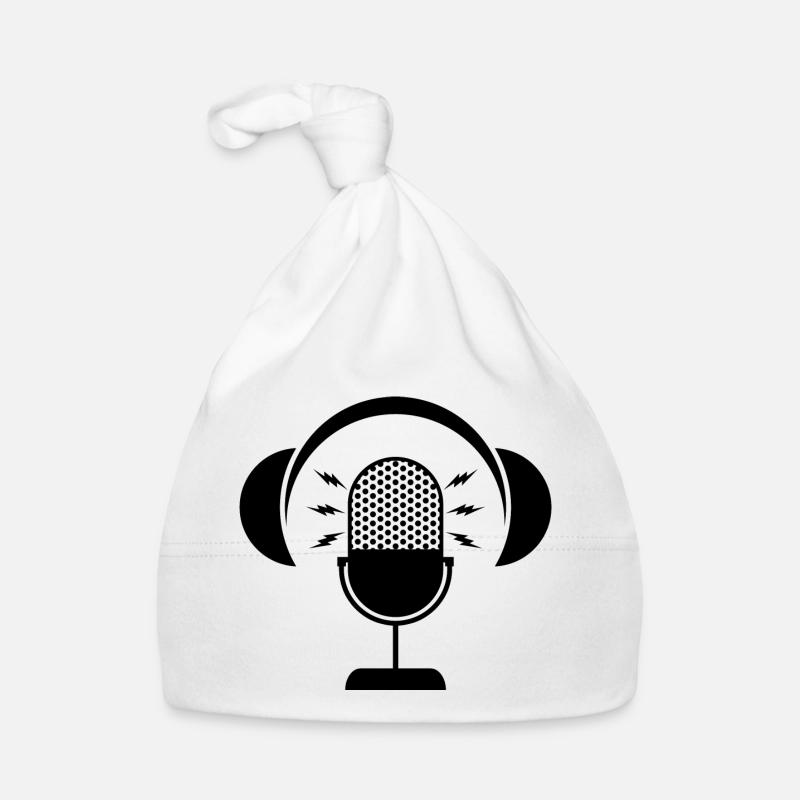 Podcast-Mikrofon & Kopfhörer Baby Bio-Mütze