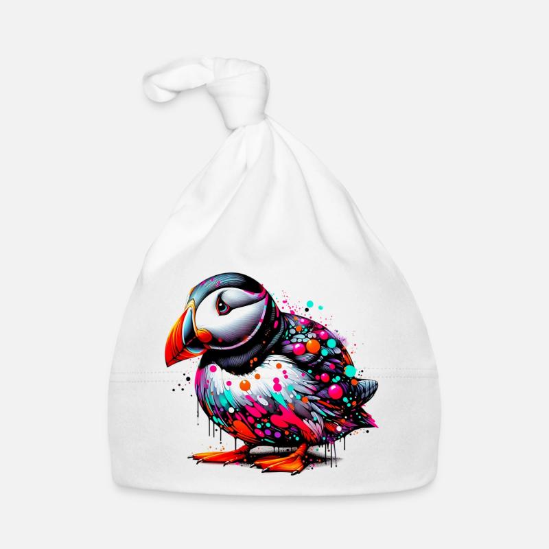 Macareux Bonnet bio Bébé