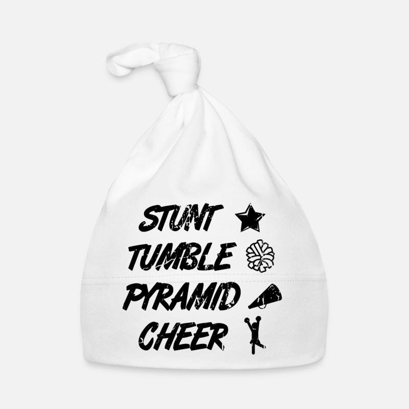 Cheerleading Quote Organic Baby Cap