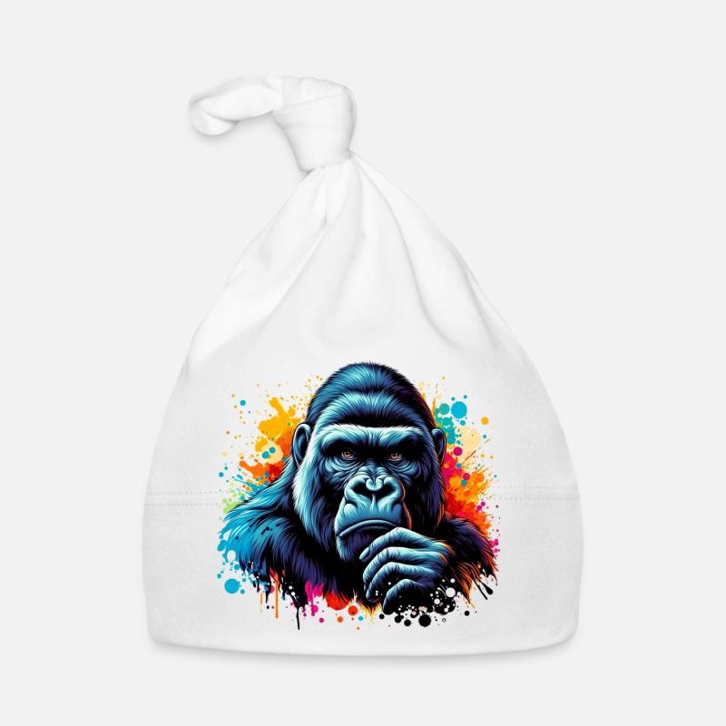 Gorilla Baby Bio-Mütze