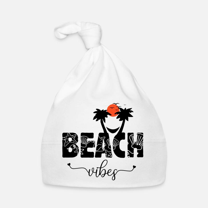 Beach vibes, Beach Lover Organic Baby Cap