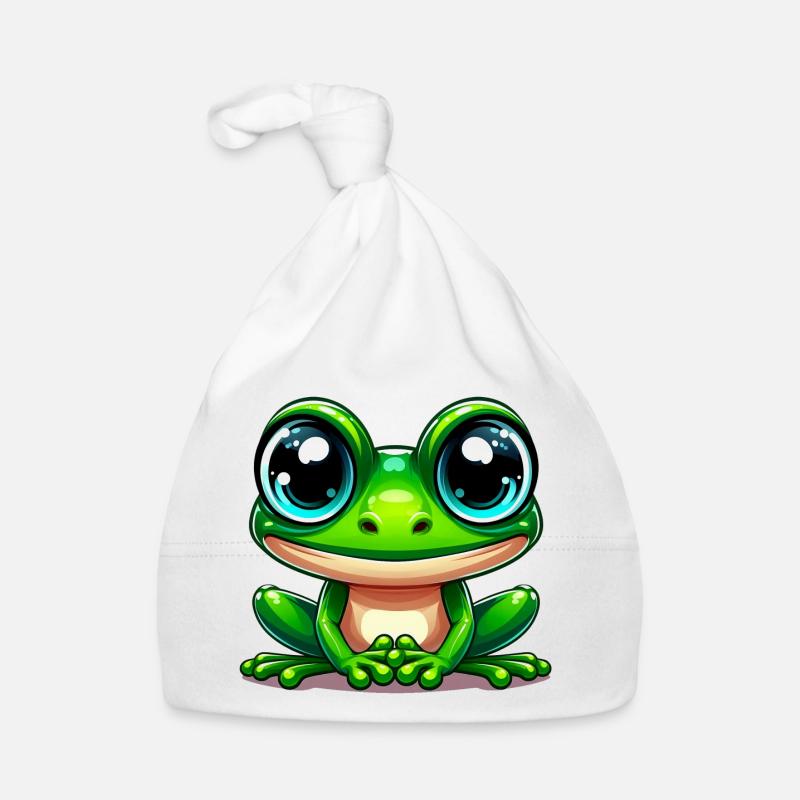 Frosch Baby Bio-Mütze