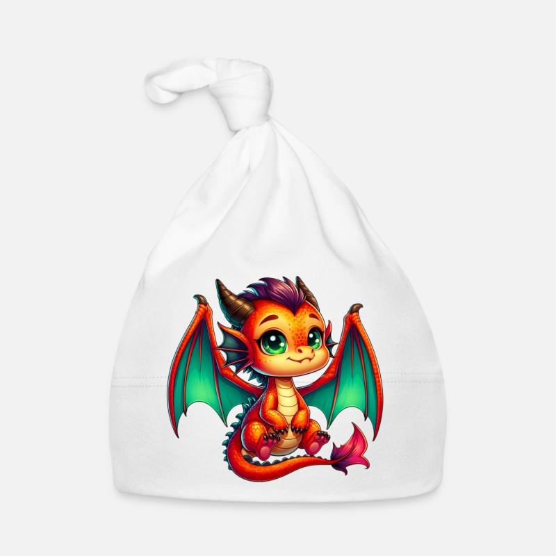 Drache Baby Bio-Mütze