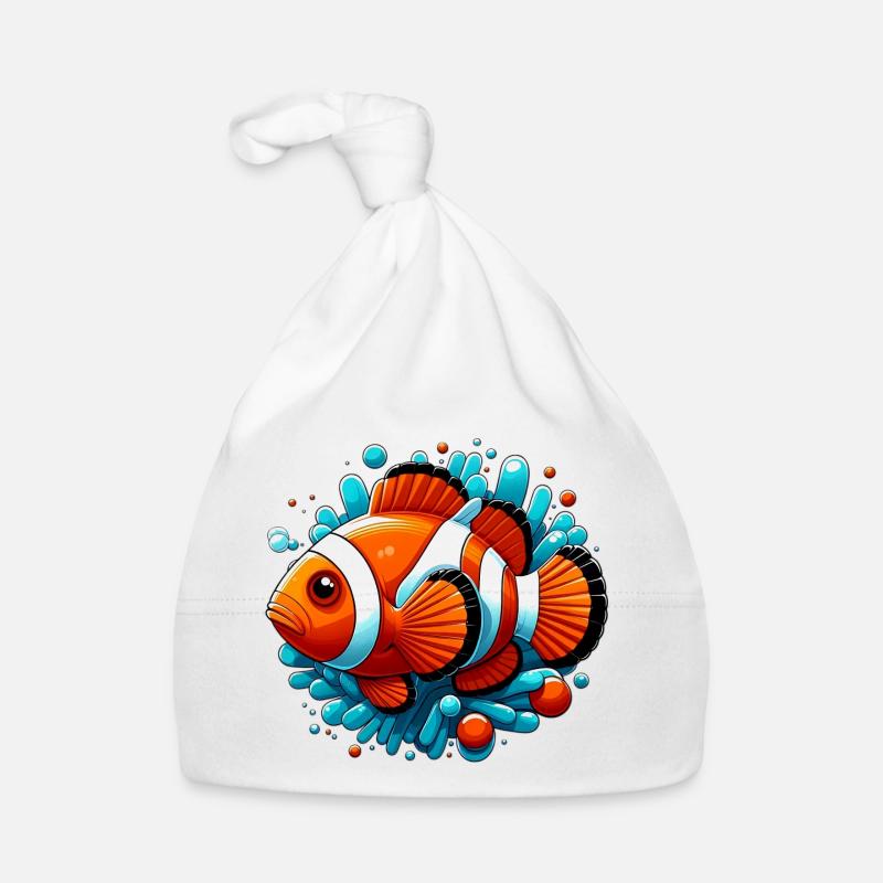 Poisson-clown Bonnet bio Bébé