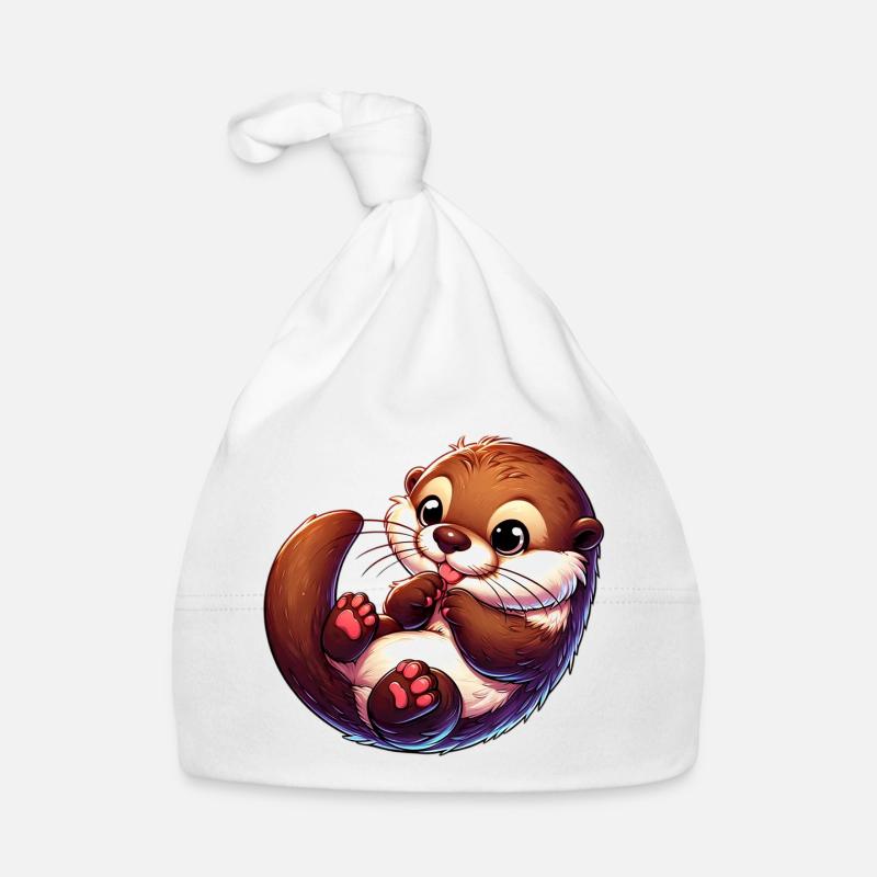 Otter Organic Baby Cap