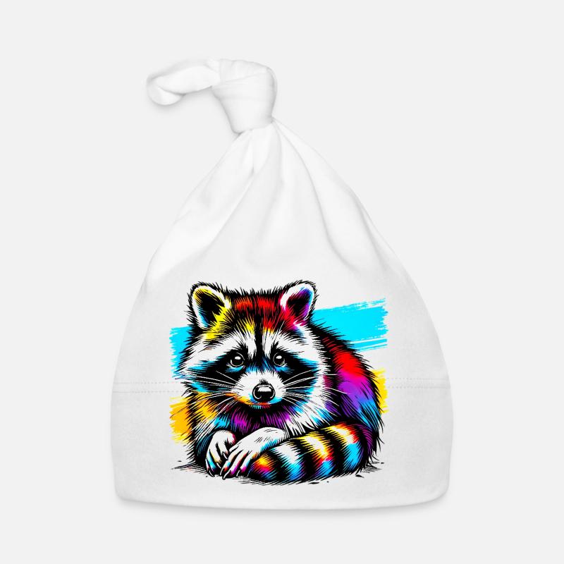 Raton laveur Bonnet bio Bébé