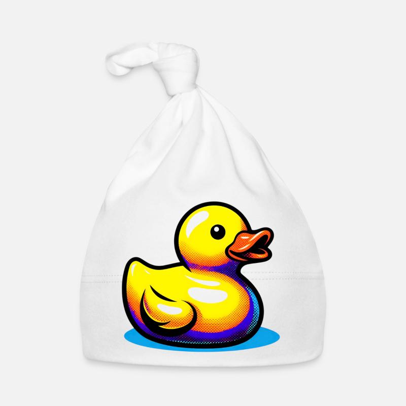 Duckling Duck Duck Duck Organic Baby Cap