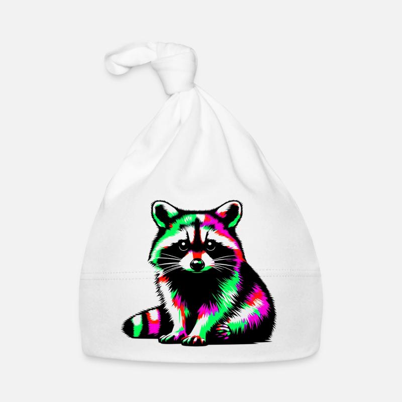 Raccoon Organic Baby Cap