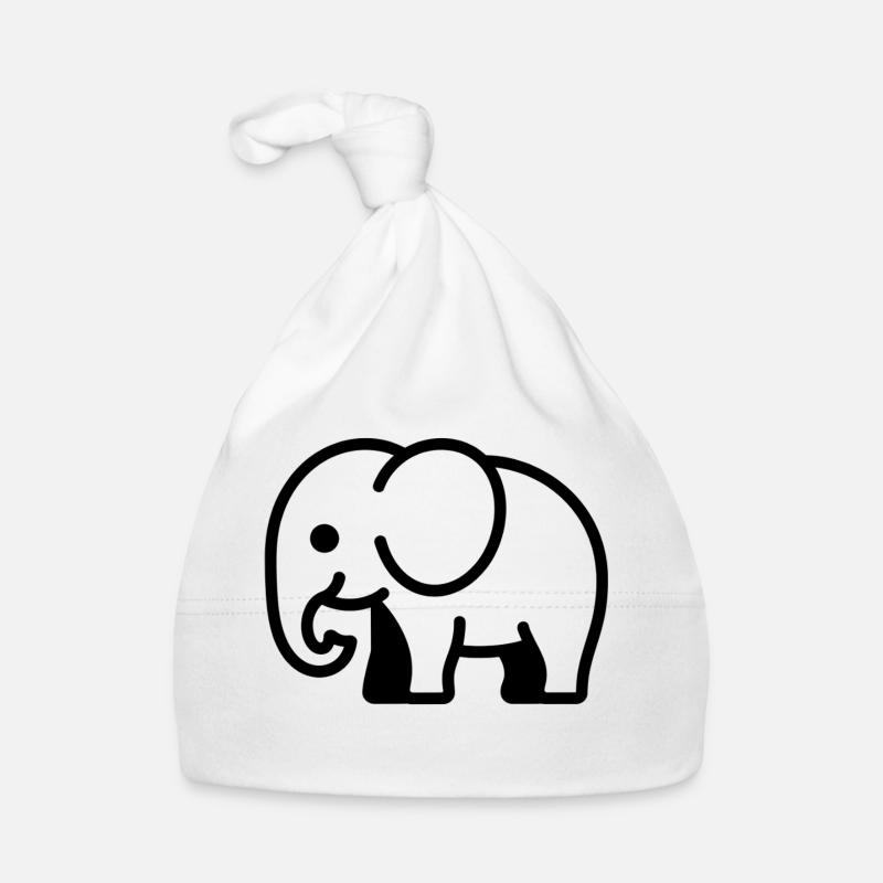 Elefant Baby Bio-Mütze