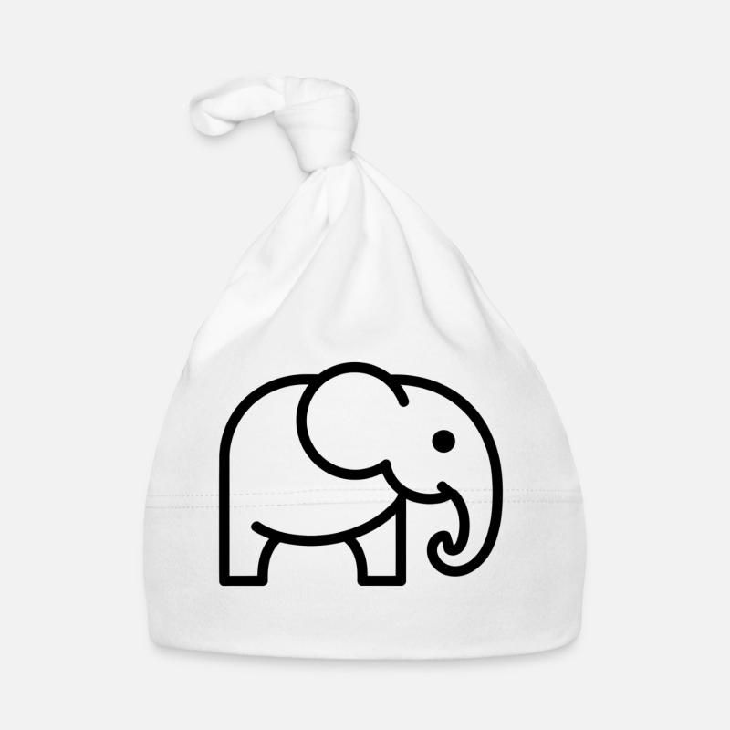 Elefant Baby Bio-Mütze