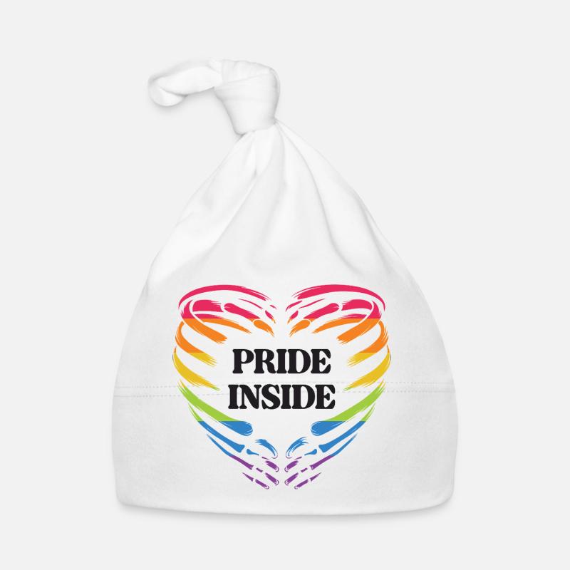 Mois de la fierté LGBT - Pride Inside Bonnet bio Bébé