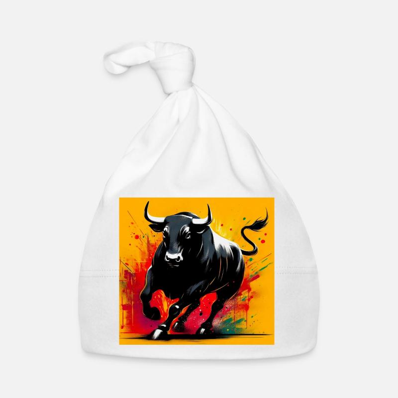 Stier Baby Bio-Mütze