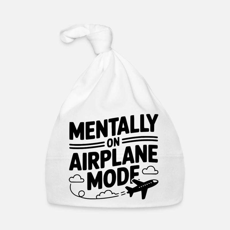 Mental im Flugzeugmodus Baby Bio-Mütze