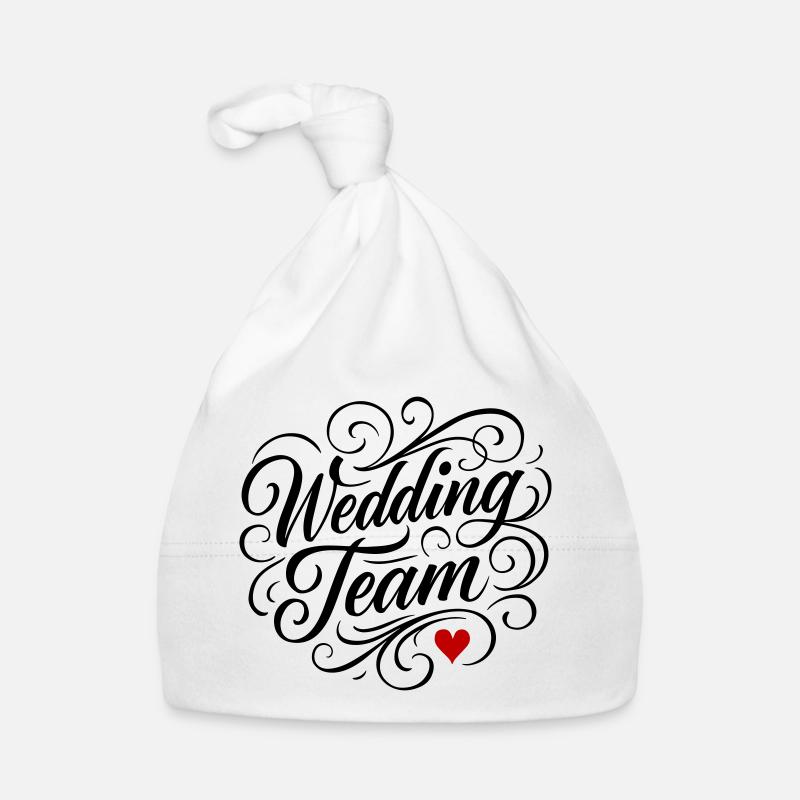 Cœur d’équipe de mariage Bonnet bio Bébé