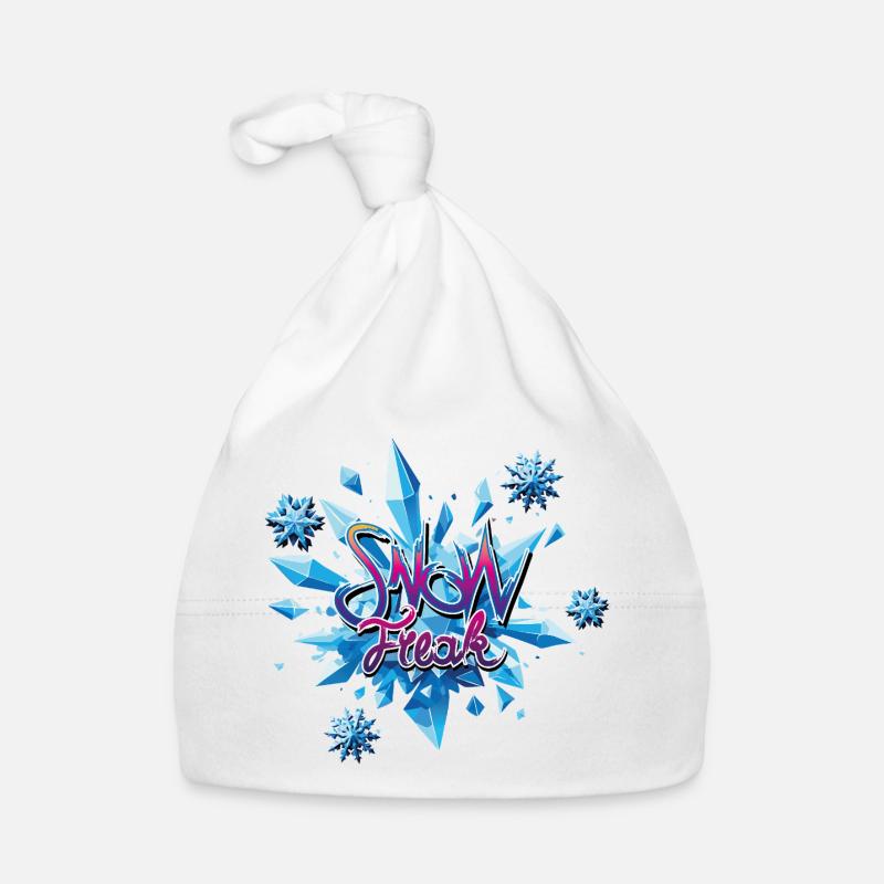 Snow Crystal Explosion Organic Baby Cap