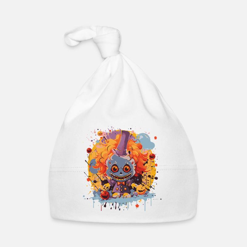 Clown coloré avec chapeau haut de forme Bonnet bio Bébé