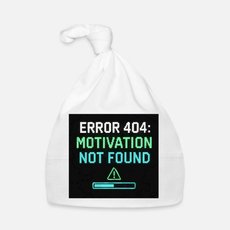 Error 404: Motivation Not Found  Baby Bio-Mütze