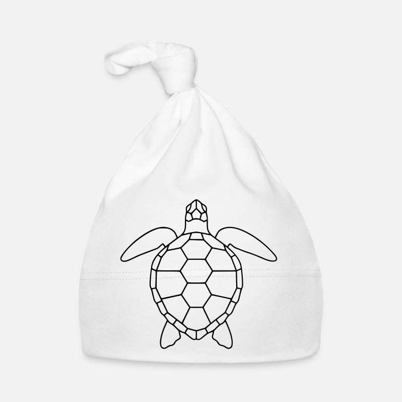 Sea Turtle | Mosaic Style Ocean Protection Organic Baby Cap