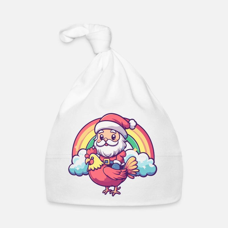 Hahn Weihnachtsmann Weihnachten Baby Bio-Mütze