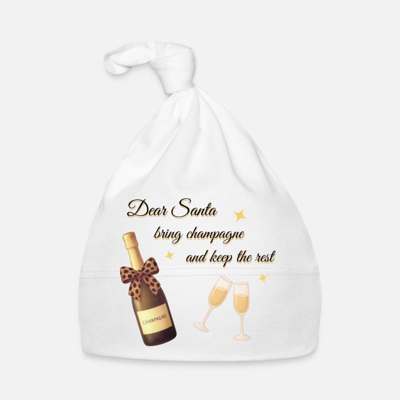 Dear Santa Design Baby Bio-Mütze