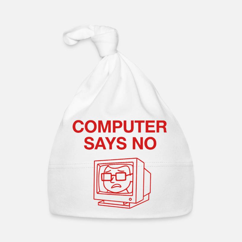 Retro Computer Says No Design Baby Bio-Mütze