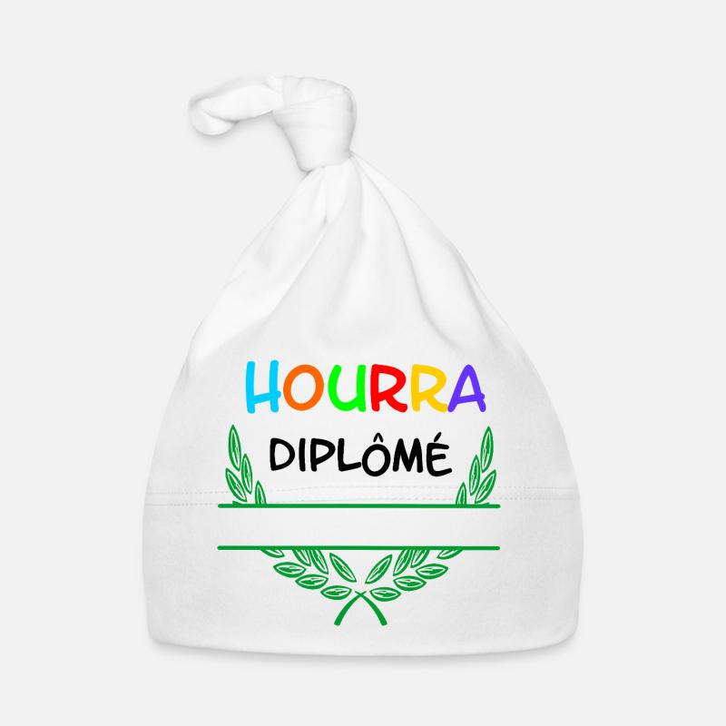 Hourra Diplôme – Namespace Baby Bio-Mütze
