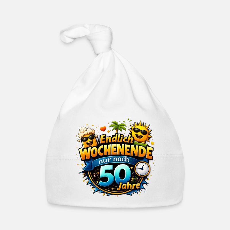 Enfin, le week-end ne reste plus que 50 ans Bonnet bio Bébé