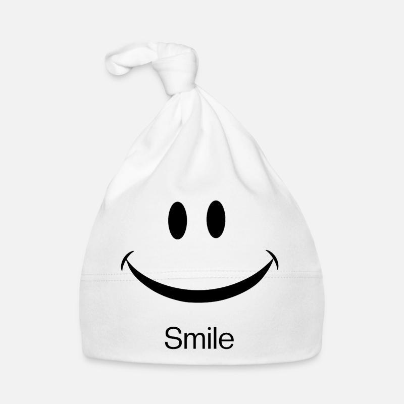Minimalist pair of eyes Organic Baby Cap
