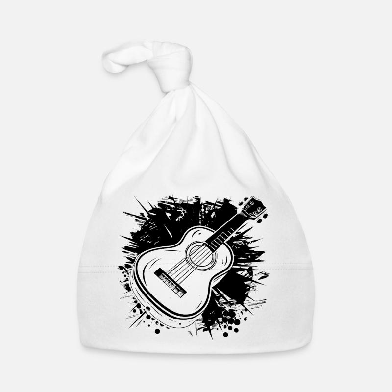 Ukulele Grafik Baby Bio-Mütze