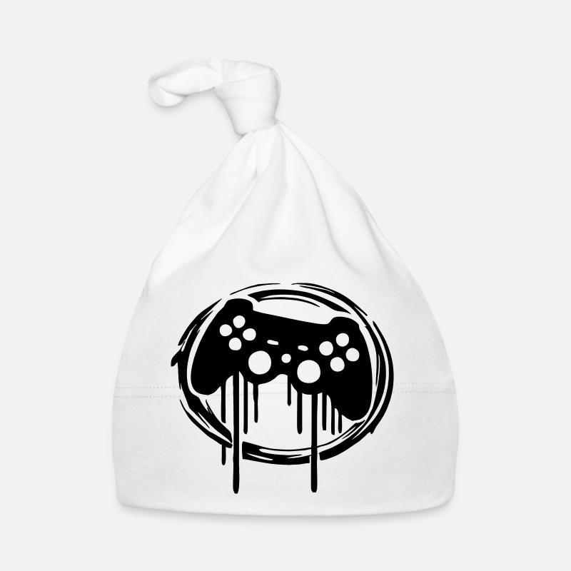 Motif circulaire de manette de jeu Bonnet bio Bébé
