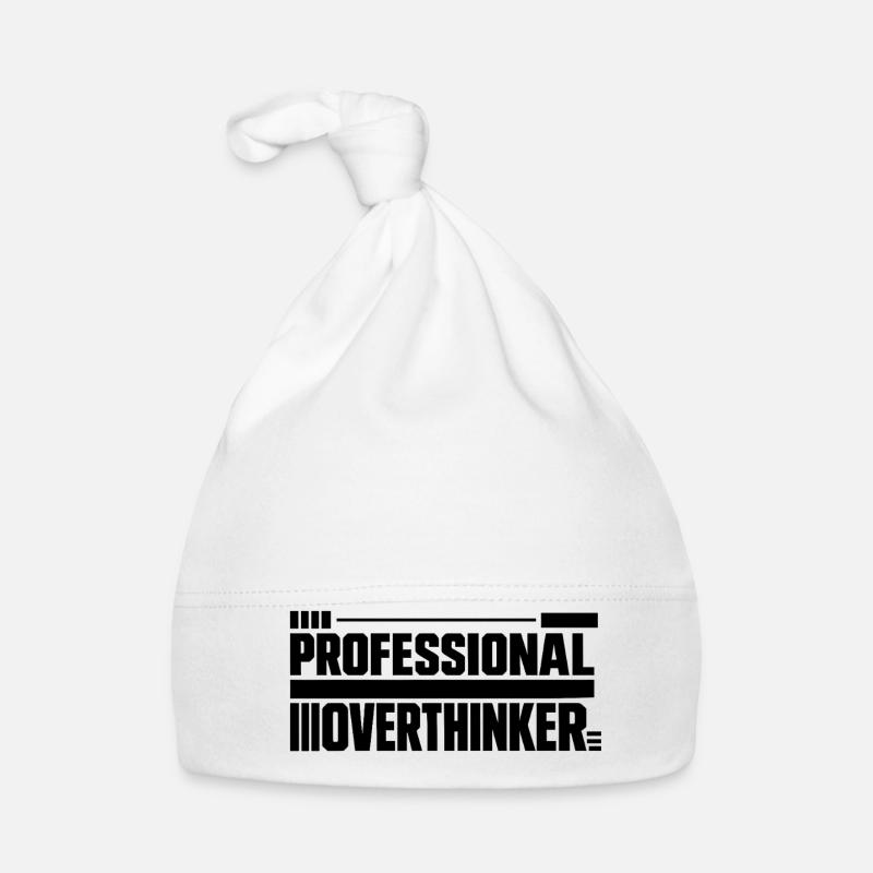 Introvertiert professional Overthinker Baby Bio-Mütze