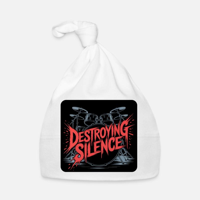Schlagzeuger Drumset Design Baby Bio-Mütze