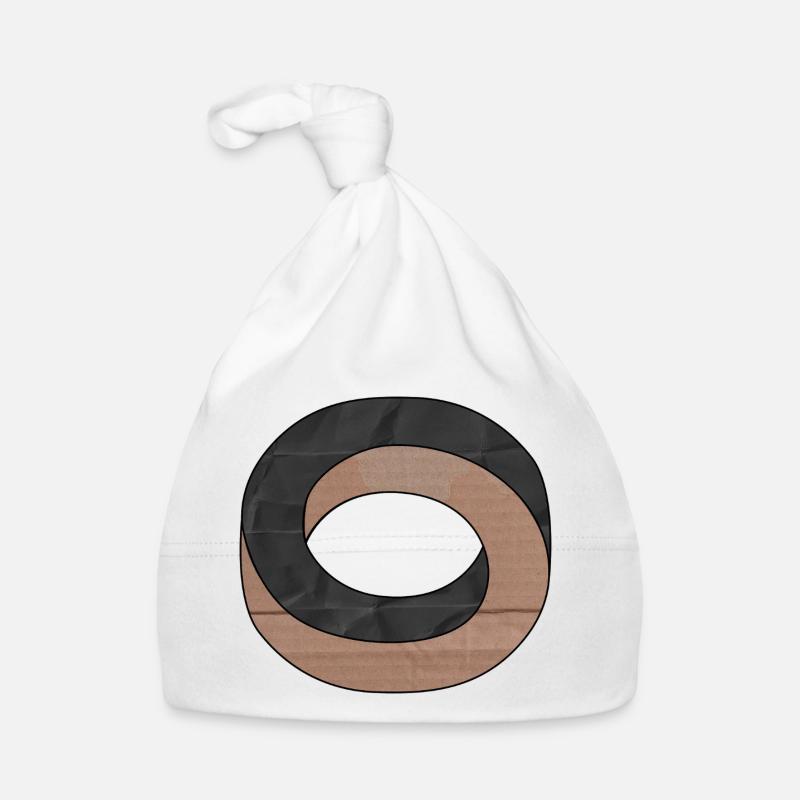 Optical Illusion Circle Organic Baby Cap