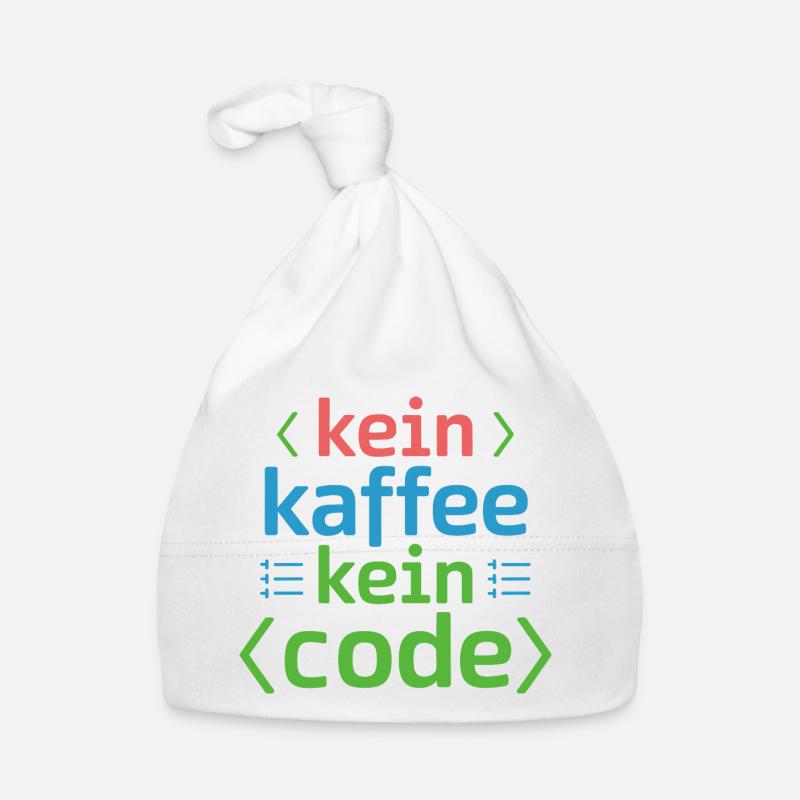 No Coffee No Code Programmer Computer Scientist Organic Baby Cap