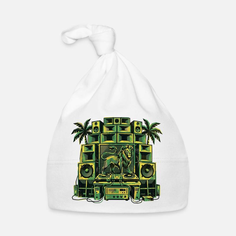 Reggae Lion Dub Soundsystem Baby Bio-Mütze