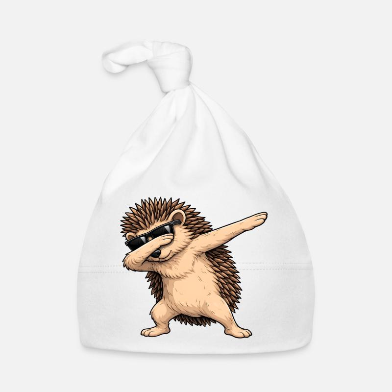 Dabbing Igel Baby Bio-Mütze