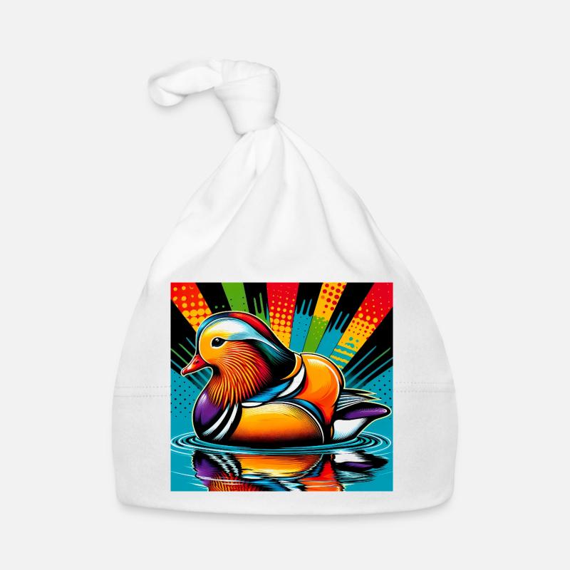 Mandarin duck Organic Baby Cap