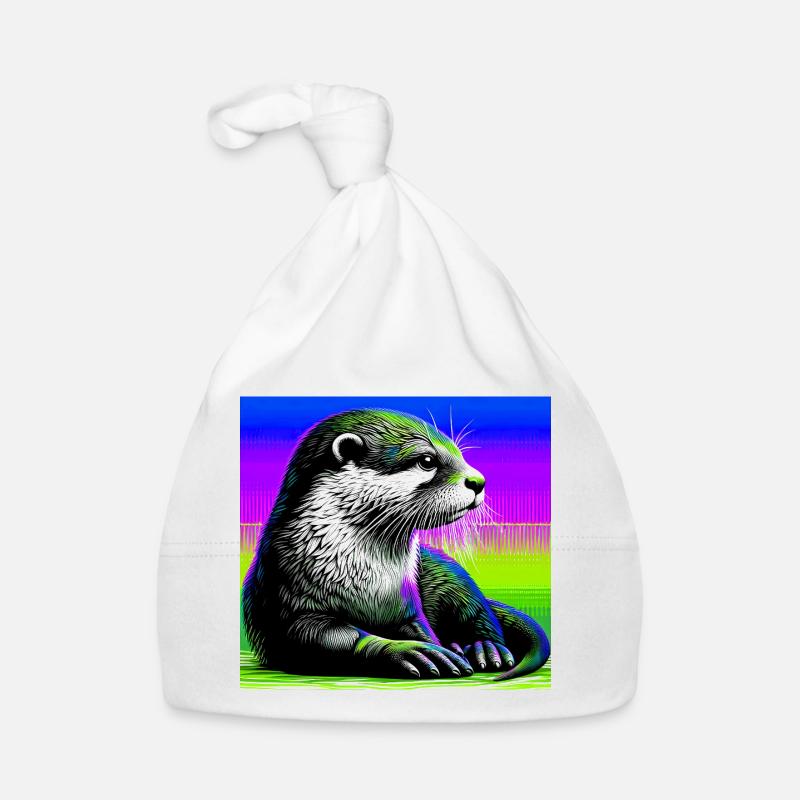 otter Organic Baby Cap
