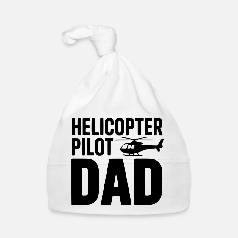 Hubschrauberpilot-Vater Baby Bio-Mütze