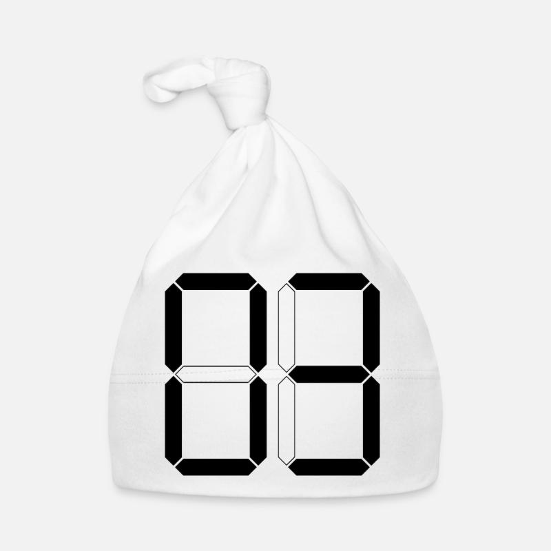 NUMÉRO 03 Zero Trois Cadeau d’anniversaire numérique Bonnet bio Bébé