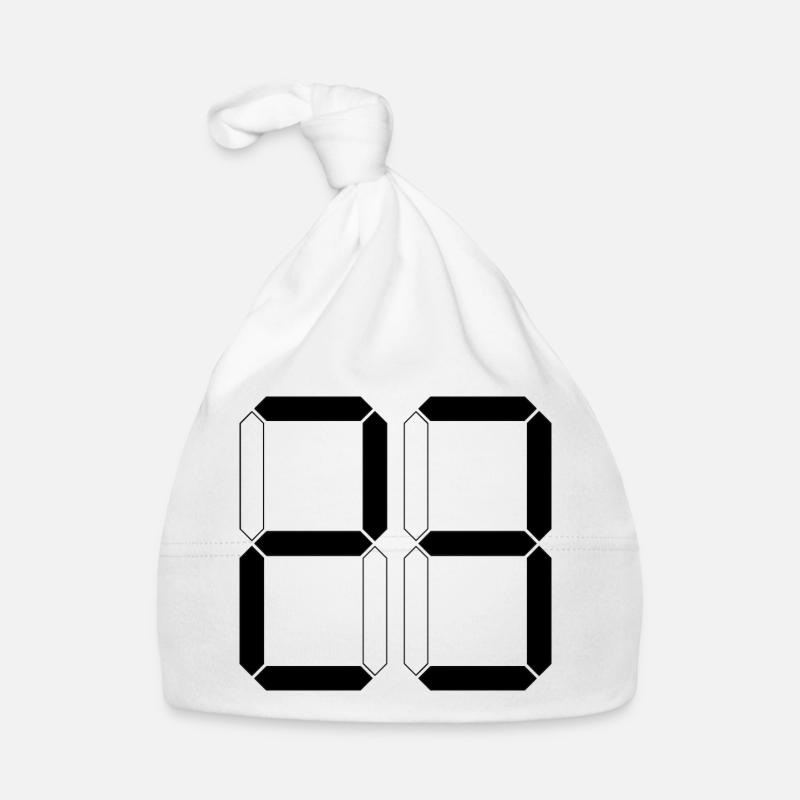 NUMBER 23 Twenty-Three Basket Gift Digital Organic Baby Cap