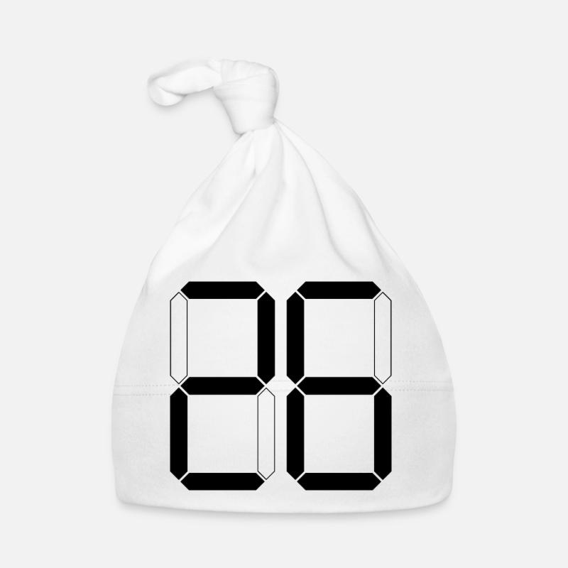 NUMMER 26 Sechsundzwanzig Geschenk Digital Baby Bio-Mütze