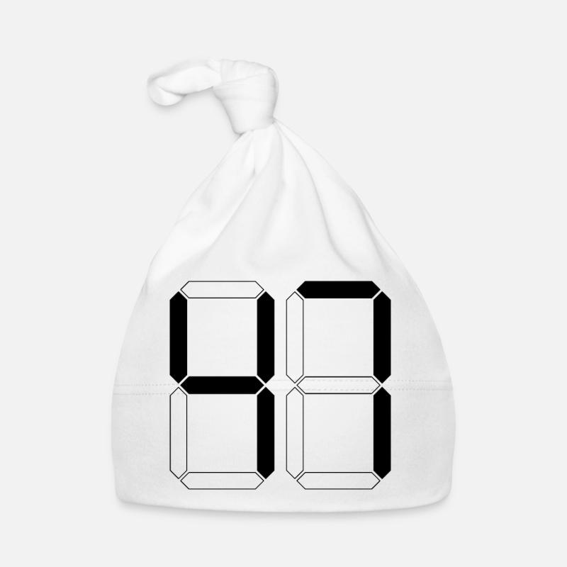 NUMMER 47 Siebenundvierzig Geschenk Digital Baby Bio-Mütze