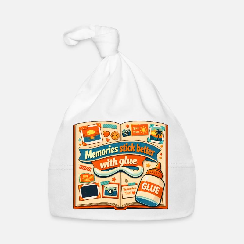 Sticking Memories | Scrapbooking Organic Baby Cap